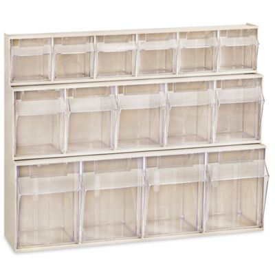 Tip-Out Bins -15 Bin Combo Unit S-21122
