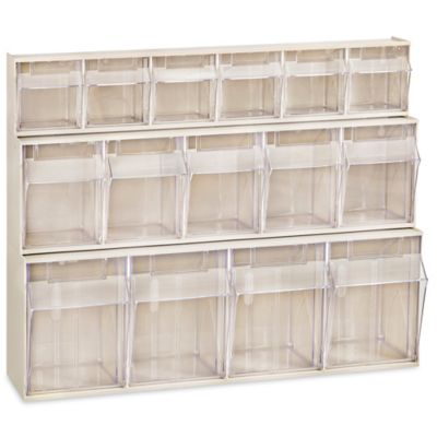 21-Bin Tip-Out Storage Cabinet