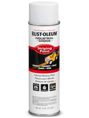 Rust-Oleum Professional 18 oz. Flat White Inverted Striping Spray Paint  (6-Pack) P2593849 - The Home Depot