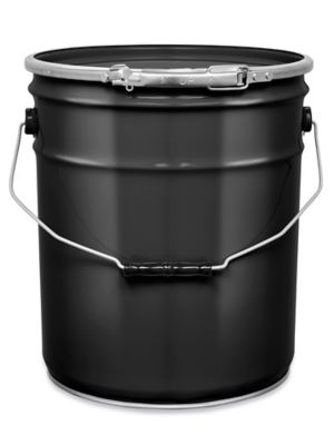 Steel Pail Lever Lock Lid - Unlined S-21135 - Uline