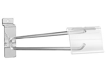 Scanner Hooks for Slatwall - 12", Chrome S-21142C