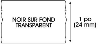 Ruban adhésif d'étiquettes TZE