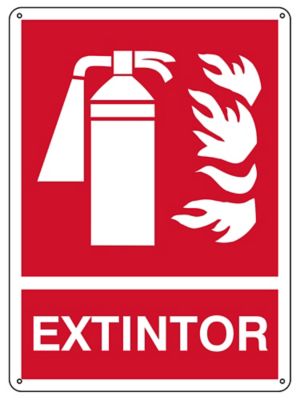 "Extintor" Sign - Plastic S-21166P