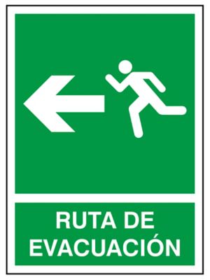  "Ruta de Evacuación" Sign