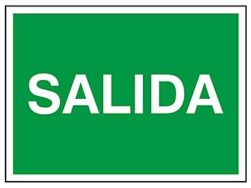 "Salida" Sign