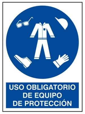  "Uso Obligatorio de Equipo de Protección" Sign