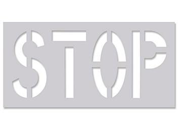 Parking Lot Stencil - "Stop" S-21176
