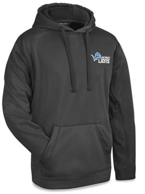 detroit lions hoodie black