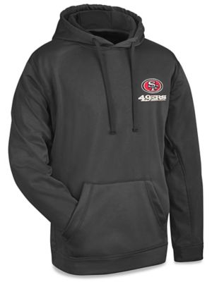 San Francisco 49Ers NFL Black Oversized Pullover Hoodie
