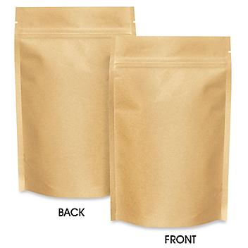 Paper Stand-Up Barrier Pouches - 5 x 8 x 2 1/2"