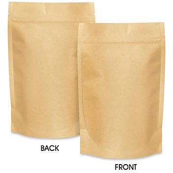 Paper Stand-Up Barrier Pouches - 6 x 9 x 3"