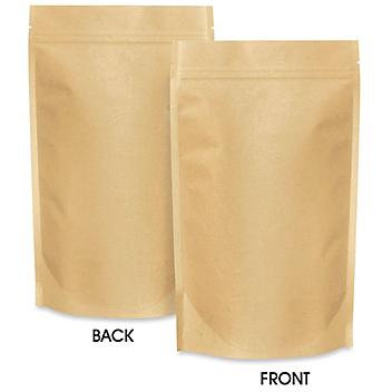 Paper Stand-Up Barrier Pouches - 7 x 11 1/2 x 4"