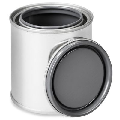 Empty Tin Cans Metal Paint Cans Mixing White With Metal Lever Lid 250ml  500ml 1L