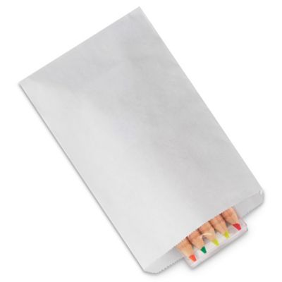 Merchandise Bags - 5 x 7 1/2", #5, White S-21247
