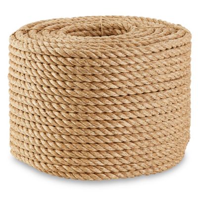 Twisted Polypropylene Rope - 1 x 600', Black S-17658BL - Uline