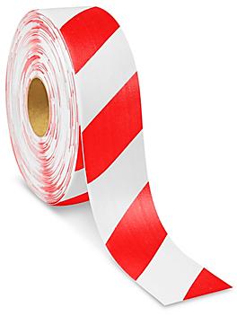 Mighty Line&reg; Deluxe Safety Tape - 3" x 100', Red/White S-21259R/W