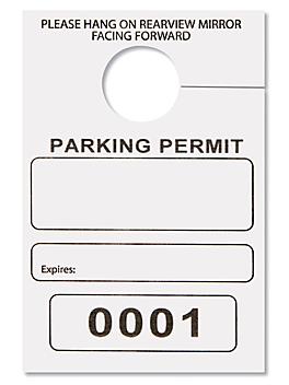 Parking Permit Tags - 4 3/4 x 3 1/8" S-21277