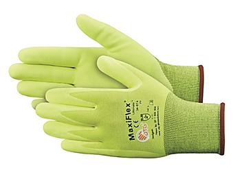 MaxiFlex&reg; 34-874FY Micro-Foam Nitrile Coated Gloves - Large S-21281-L