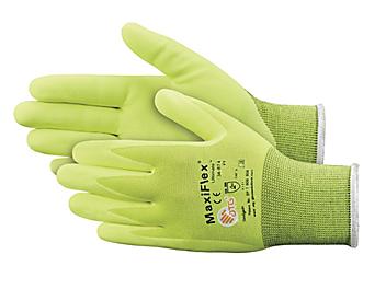 MaxiFlex&reg; 34-874FY Micro-Foam Nitrile Coated Gloves - Small S-21281-S
