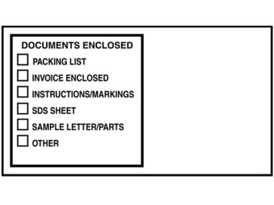 Transportation Envelopes - "Documents Enclosed", 5 1/2 x 10"