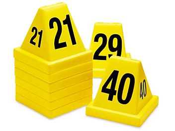 Numbered Cones - 21-40, Yellow S-21301Y
