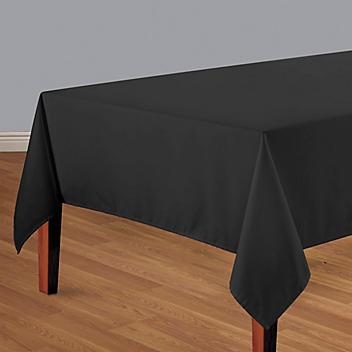 Fabric Tablecloth - 96 x 52", Black S-21305BL