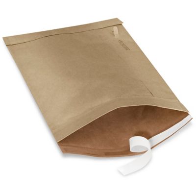 Uline Kraft Self-Seal Padded Mailers #4 - 9 1/2 x 14 1/2" S-21312