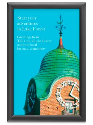 Snap Edge Frame Sign - 11 x 17", Black S-21326BL