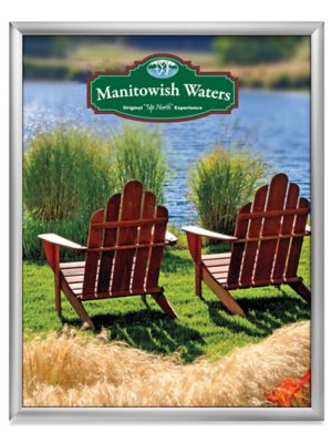 Snap Edge Frame Sign - 22 x 28", Silver S-21327SIL