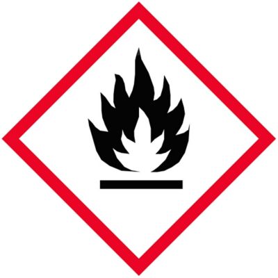 GHS Pictogram Labels - Flame, 1 x 1"