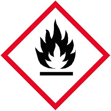 GHS Pictogram Labels - Flame, 1 x 1"