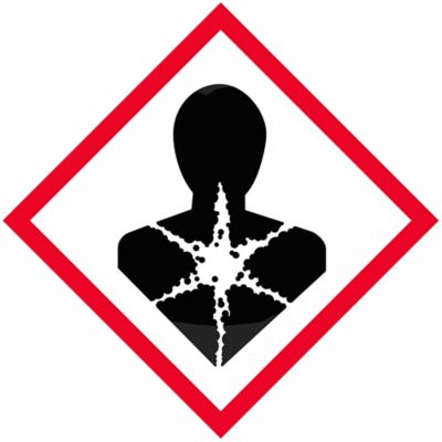 Étiquettes à pictogramme SGH – Danger pour la santé, 1 x 1 po