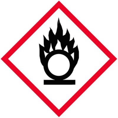 GHS Pictogram Labels - Flame Over Circle, 1 x 1"