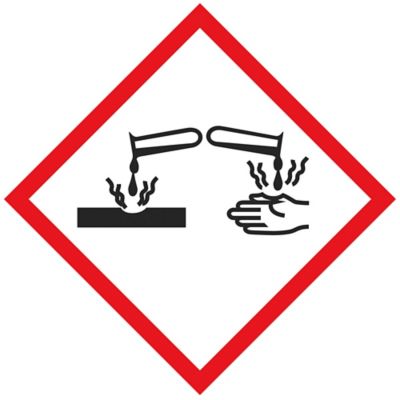 GHS Pictogram Labels - Corrosion, 2 x 2" S-21343