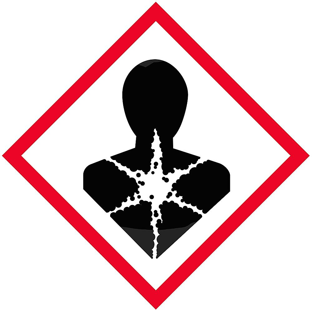 GHS Pictogram Labels Health Hazard 2 x 2 Inch Square 500 Adhesive Stickers 