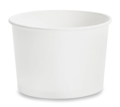 16oz Disposable White Paper Soup Containers Ice-Cream Paper Cup