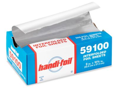 Standard Aluminum Foil Pop-Up Sheets, 9 x 10.75, 500/Box, 6 Boxes/Carton