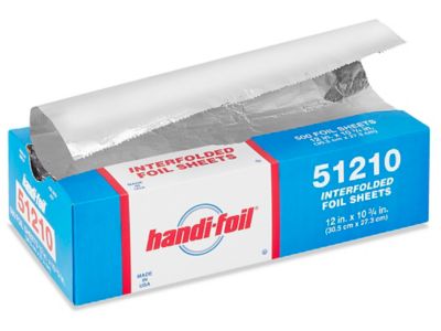 Aluminum Foil Pop-Up Sheets - 12 x 10 3/4 S-21366 - Uline