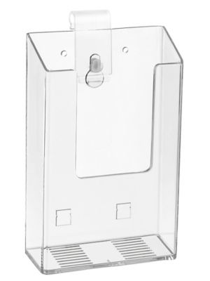Gridwall Pamphlet Holder - 4 x 1 1/8 x 6 1/2" S-21367