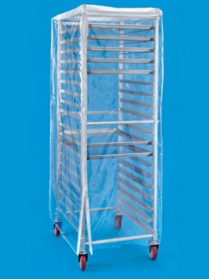 Clear Vinyl Heavy-Duty Nesting Z Rack Cover (63 in. W x 69 in. H x 22 in)