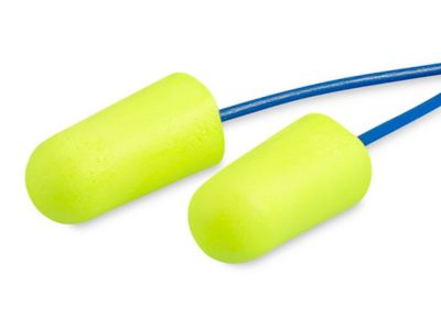 3M Tapones para los oídos EA-RSOFT BLASTS con cable, espuma, amarillo neón,  200 pares/caja