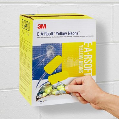 3M E.A.Rsoft™ Yellow Neons™ Earplugs - Corded S-21395 - Uline