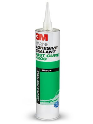 3M 4200FC Marine Adhesive Sealant 10 oz, Black S21407BL Uline