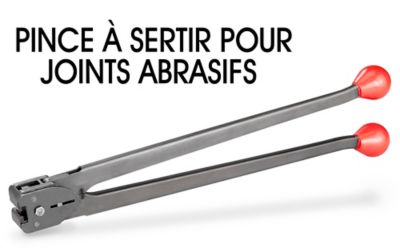 Pince à sertir pour joints abrasifs