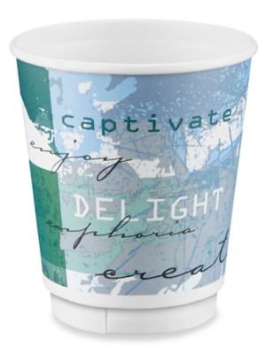  Double-Wall Paper Cups - 8 oz