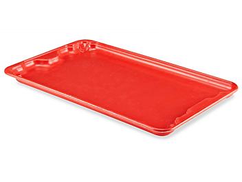 Heavy-Duty Stack and Nest Container Lid - 24 x 15", Red S-21491R