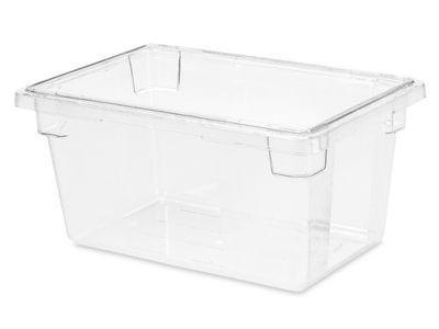 Clear Storage Boxes - 18 x 12 x 7 S-14598 - Uline