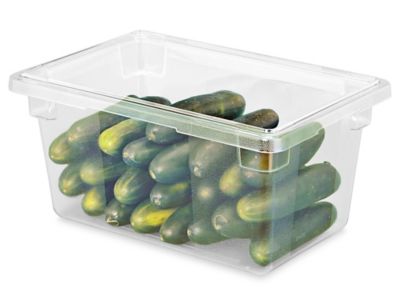 Clear Storage Boxes - 18 x 12 x 7 S-14598 - Uline