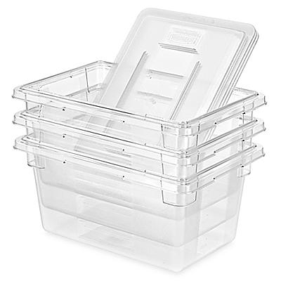 Rubbermaid® Food Storage Boxes - 18 x 12 x 9, Clear