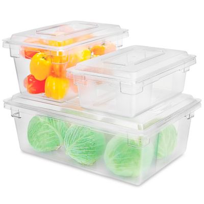 Rubbermaid 18 x 26 x 15 Clear Plastic Food Box